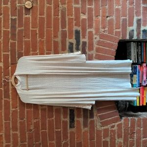 Long bell sleeve cardigan